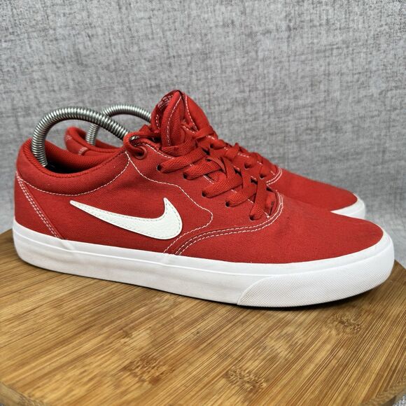 Nike Charge Canvas SB Mystic Red Men\'s 9 Sneakers Shoes
